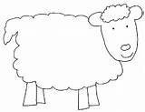 Agneau Lambs Colouring Moldes Baa Ovelhinhas Bhs4 Coloriages sketch template