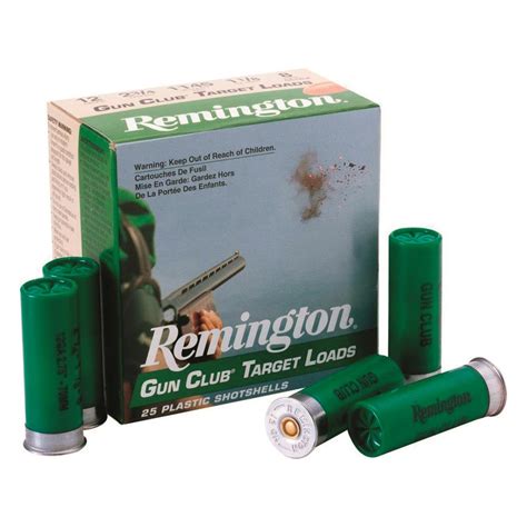 remington gun club target loads  gauge   shot shells  oz  rounds