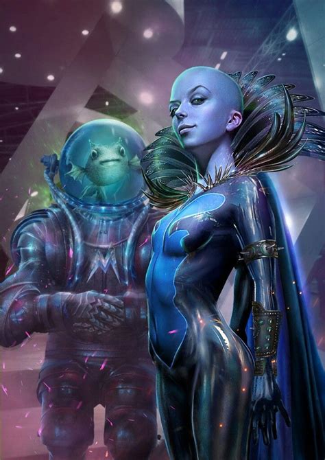my daughter thought this was so cool lady megamind animation film fantasy art science fiction