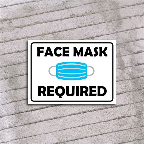 mask required sign  printable     print