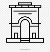 Triomphe Arc Pinclipart Pascua Conejito sketch template