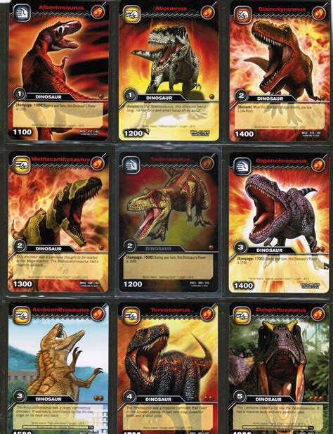 printable dinosaur king cards