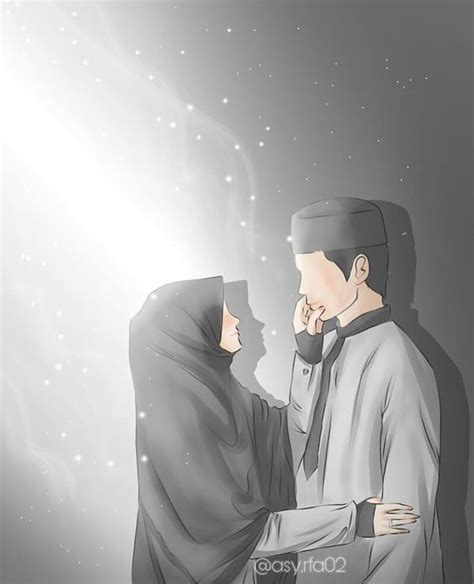 Gambar Kartun Islami Romantis Suami Istri Gambar Kartun Keren
