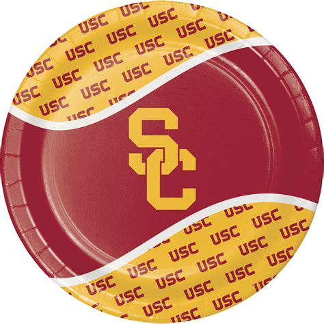 university  southern california  paper plates  count