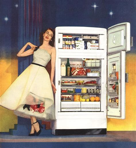 Hotpoint 1951 1950s Usa Fridges By The Advertising Archives Hotpoint