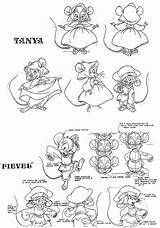 American Tail Model Coloring Fievel Tanya Sheets Tale Search Pages Again Bar Case Looking Don Print Use Find Top Some sketch template