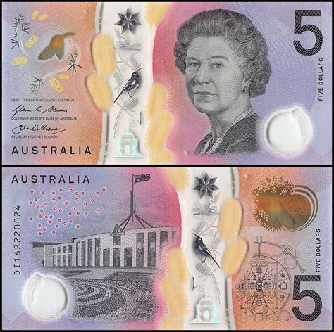 australia  dollars banknote  p  unc polymer
