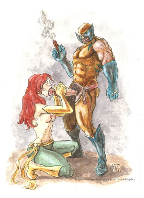 Wolverine And Jean Grey Blowjob By Bb Hentai Foundry