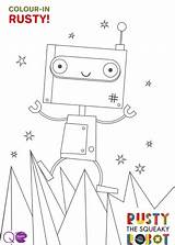Coloring Sheets Robot Quartoknows Color sketch template