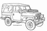 Rover Land Coloring Lightweight Colouring Pages Landrover Jeep Defender Drawing Range Discovery Series Drawings Cars 4x4 Line Evoque Truck Rovers sketch template