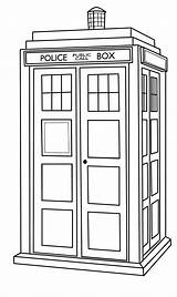 Tardis Outline Coloring Who Doctor Drawing Deviantart Pages Dr Template Tattoos Stencil Tattoo Drawings Vector Clip Quilt Colouring Printable Line sketch template