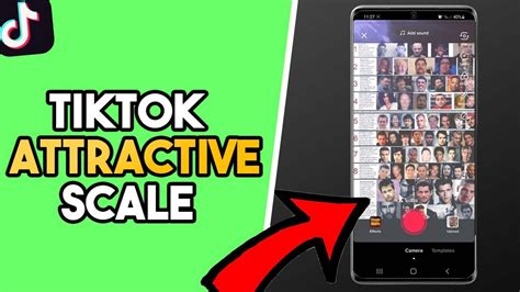 how to do the attractiveness scale trend on tiktok youtube