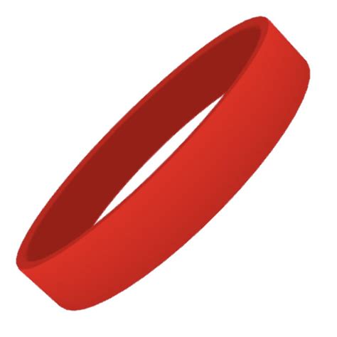 silicon wristbands red