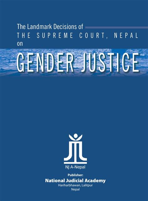 The Landmark Decisions Of The Supreme Court Nepal On Gender Justice