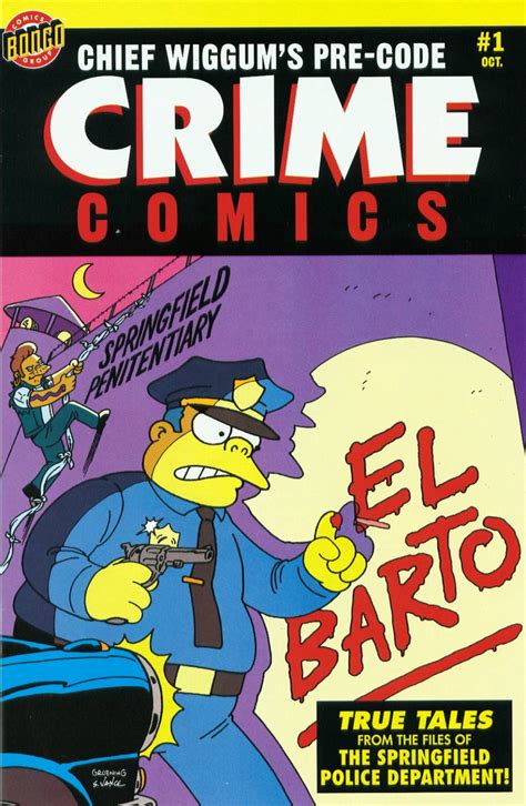 chief wiggum s pre code crime comics the end of el barto simpsons wiki fandom powered by wikia