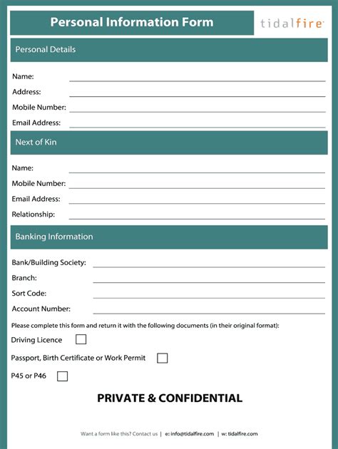 basic personal information form  complete  ease airslate signnow