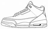 Shoe Template Outline Jordan Coloring Clipart Templates Library Air Clip Sheets sketch template