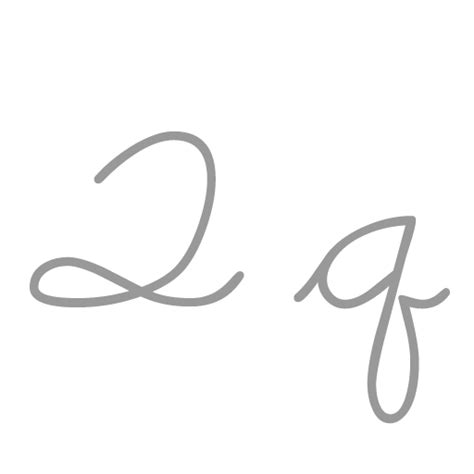 view  uppercase cursive letter  colouriconicbox