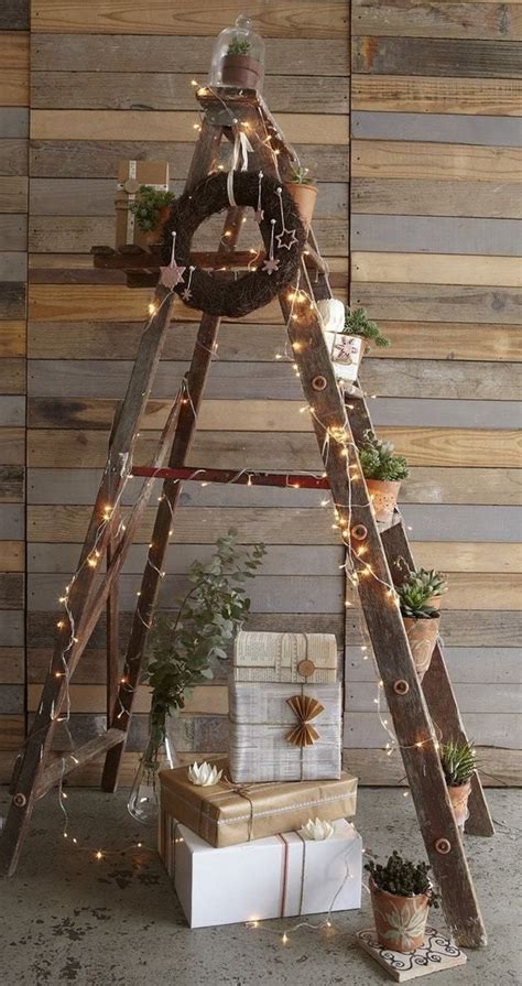 unique diy christmas decorating ideas  ladders