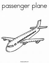 Coloring Plane Passenger Worksheet Airplane Aeroplane Print Outline Favorites Login Add Twistynoodle Cursive Ll sketch template