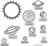 Planets Solar System Drawing Coloring Stars Getdrawings Book sketch template