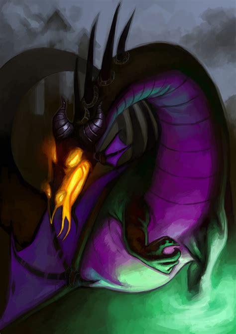 maleficent dragon form by deputee on deviantart
