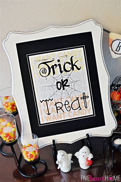 Trick Or Treat ~ Free Halloween Printable