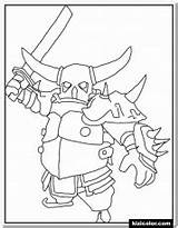 Warden Clash Clans sketch template