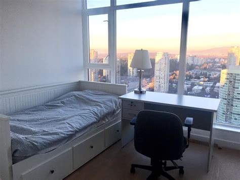 furnished bedroom   brand  highrise  location  vancouver sep st room  rent