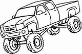 Truck Mud Lifted Drawing Clipart Mudding Clipartmag Coloring Cliparts sketch template