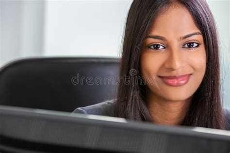 asian indian woman or businesswoman in office stock image image of