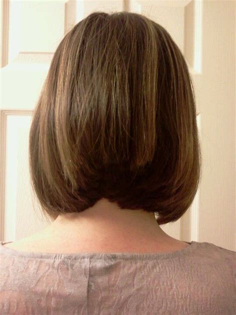 Angled Bob Back View With Layers Short Hair With Layers Short Hair