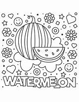 Watermelon Onlinecoloringpages sketch template