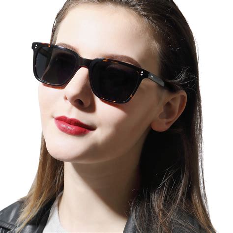 Carfia Chic Retro Polarized Sunglasses For Women Men 100 Uv400