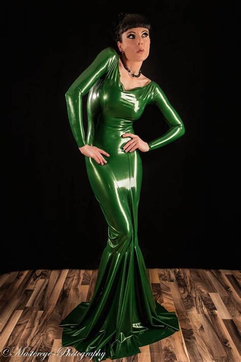 mugla latex dress latex fashion type 1 mermaid formal dress