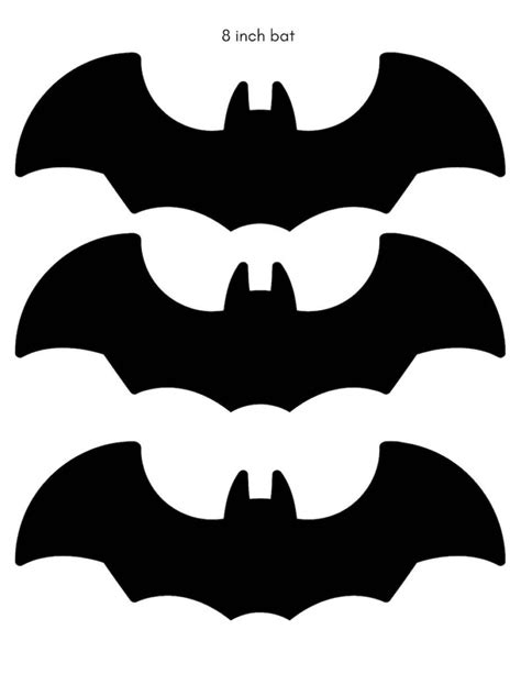 printable black bats