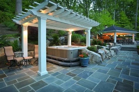 40 Outstanding Hot Tub Ideas To Create A Backyard Oasis Hot Tub Garden