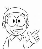 Doraemon Mewarnai Nobita Doremon Kolorowanki Dzieci Nobi Sedang Menjadi Pilot sketch template