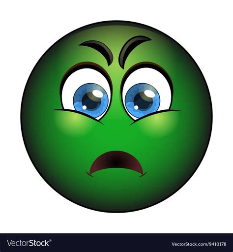 sick green smiley emoticon with nausea download a free preview or