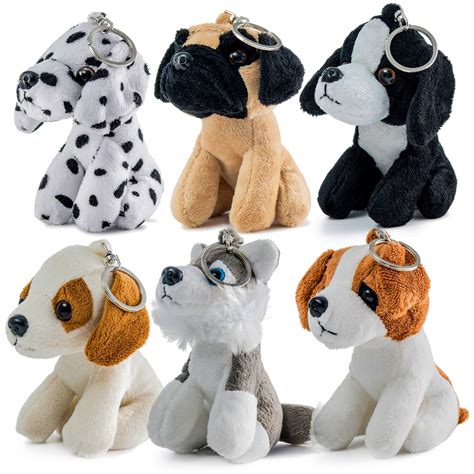 prextex plush puppies set   realistic    cute  cozy stuffed animals