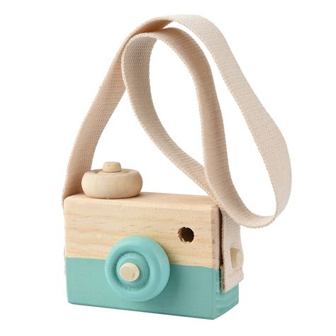 wooden camera toy green brand  childrens toy camera house