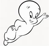 Casper Coloring Cartoon Pages Ghost Friendly Clipart Cliparts Halloween Friends Transparent Clip Animation Ghosting Background Printable Library Popular Use Tv sketch template