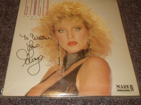 Ginger Lynn Signed Inscribed Very Rare 12 Single