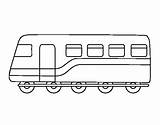 Train Coloring Passenger Coloringcrew Colorear sketch template