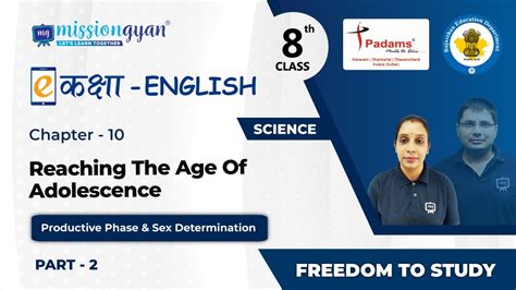 Class 8 Science Chapter 10 Reaching The Age Of Adolescence In English