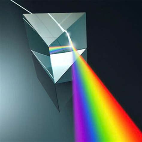 licht spektrum optisches dreifaches glasprisma physik unterrichtendes ebay