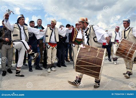 traditional gorani male dancing editorial stock image image  europe