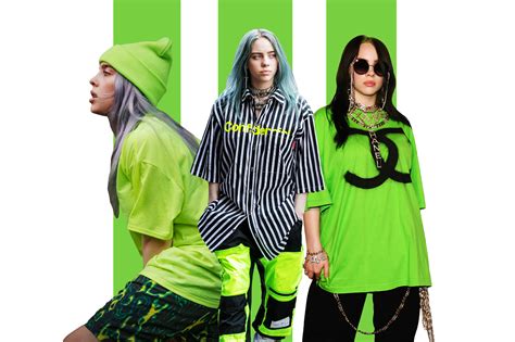 week  fashion billie eilish reigns supremely slimy   slime green world vanity fair