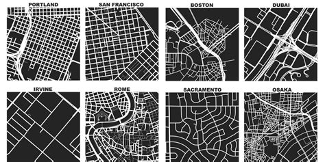 maps show   glance  cities    walking