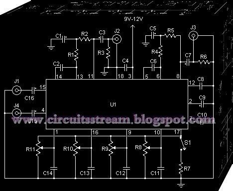 audio tone control circuit diagram electronic circuit diagrams schematics